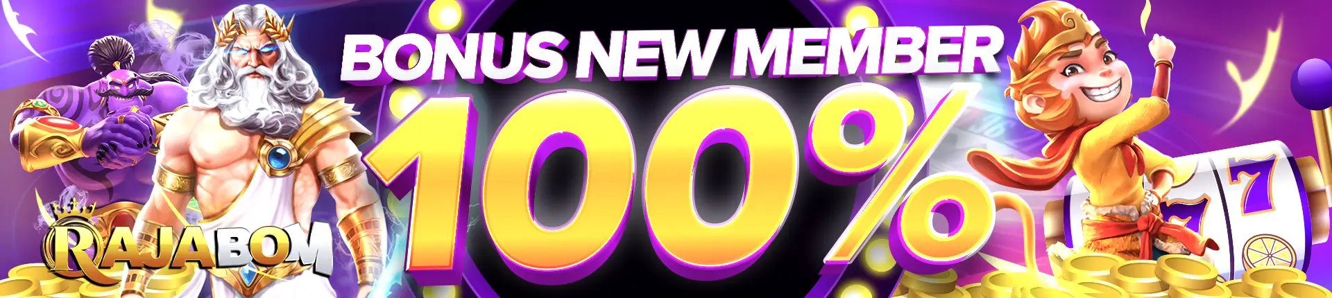 Bonus New Member 100% Slot